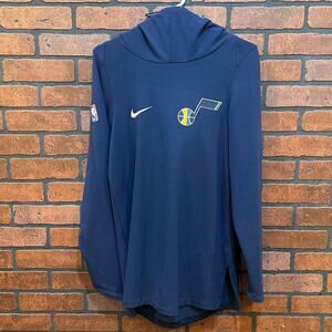Nike NBA Utah Jazz Long-Sleeve Dri-FIT Hoodie - Men's Small Player Issued rare